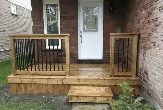 Front porch deck