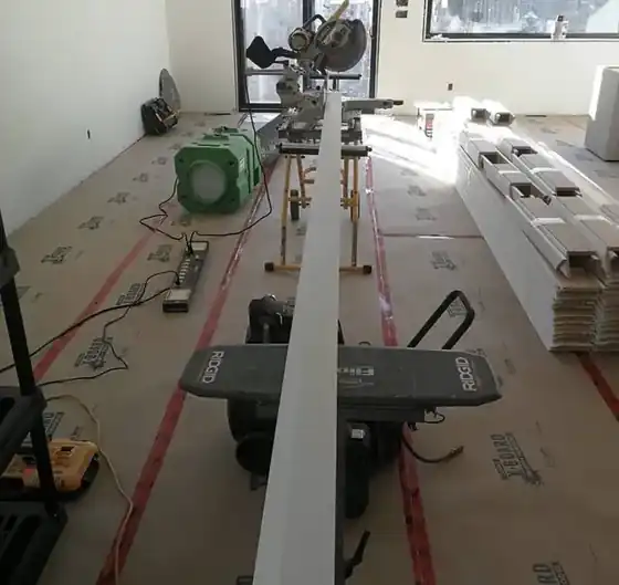 Trim & flooring install