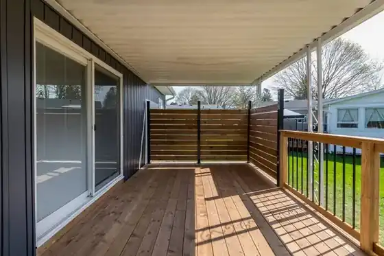Back deck build